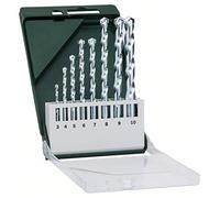 (TG. 8tlg. Set) Bosch 2609255462 Set 8 Punte Pietra, 3-4-5-6-7-8-9-10 mm - NUOVO