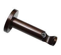 (TG. 8x8x0.1 cm) Gardinia 31370 Supporto Aperto per Asta, Metallo, Bronzo, 8x8x0