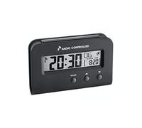(TG. 9,3 cm l x 4,8 cm w x 6 cm h) TFA 60.2513.01 Radiosveglia Colore: Nero - NU