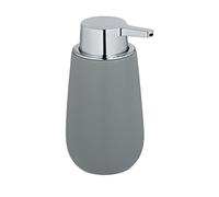 (TG. 9, 5 x 16 x 8 cm) WENKO Dispenser sapone Badi grigio ceramica - Dispenser s