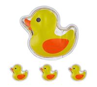 (TG. 9,5x10,5 cm) Relaxdays Ghiaccio Gel Termico, Set 4 Pad Terapia Caldo Freddo