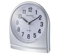 (TG. 9.5x5.6x11 cm) Technoline Geneva SL Silber Sveglia al Quarzo, Argento, 9.5x