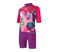 (TG. 9 mesi) Speedo Bambina Learn to Swim Sun Protection Top & Short Rash Guard