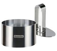 Guardini Accessori, Coppapasta ovale con stantuffo 9x5cm, Acciaio inox, Colore argento