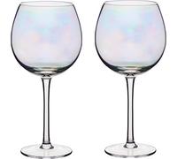 (TG. 9 x 9 x 22 cm) Kitchencraft Barcraft Rainbow-Pearl Iridescente Gin Bicchier