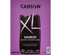 (TG. 9"X12") Canson XL Series Marker Paper Pad, semitrasparente per penna, matit