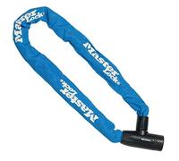 (TG. 90 cm Catena) MASTER LOCK Lucchetto Bici [Chiave] [90 cm Catena] [Blu] 8391