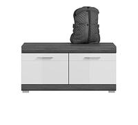 (TG. 90 x 44 x 40 cm) xonox.home X, Legno, Parte Frontale: Bianco Lucido, Corpo
