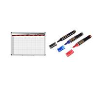 (TG. 90 x 60 cm) Bi-Office Ga03266170 Planner Settimanale Magnetico, 90 X 60 Cm,