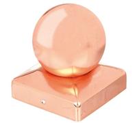 (TG. 90 x 90 mm / 1 Stk.) Coperchio per cassetta postale in legno, con sfera in