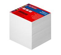 (TG. 900 Blatt) herlitz Zettelklotz, 90 x 90 mm, weiss, 80 g/qm - NUOVO