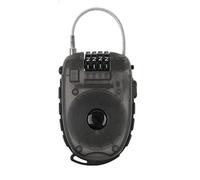 (TG. 90cm x 2,4 mm) M-Wave Lock'n'Roll D 24.9, Bloccacavo con Numero Retrattile