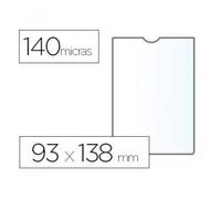 (TG. 90Q) Esselte 46006 Confezione 100 Portatessera, PVC, 93 x 138 mm - NUOVO