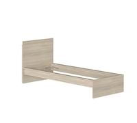 (TG. 90x200 cm) Iconico Home MIK Struttura Letto Singolo con testiera portaogget