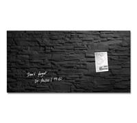 (TG. 91 x 46 cm) SIGEL GL149 Lavagna magnetica di vetro / bacheca di vetro Artve