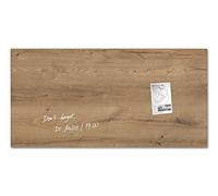 (TG. 91 x 46 cm) SIGEL GL258 Lavagna magnetica di vetro / bacheca di vetro Artve