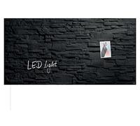 (TG. 91 x 46 cm) SIGEL GL407 Lavagna magnetica di vetro/bacheca di vetro Artveru