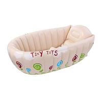 (TG. 91x61x29 cm) Jilong Tiny Tods Bagnetto Gonfiabile, Beige, 91x61x29 cm - NUO
