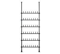 (TG. 94 x 165-300 x 9 cm) WENKO Sistema telescopico HERKULES Shoes nero - sistem