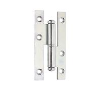 (TG. 94 x 45 mm / 10 pz.) Alberts 340902 Cerniera sfilabile, Acciaio, 94 x 45 mm