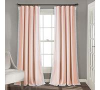 (TG. 95 x 54 Panel Pair) Lush Decor Rosalie - Set di tende da finestra, stile ru