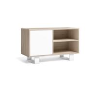 (TG. 95x40x57cm) Skraut Home - Mobile TV 100 con porta a sinistra, soggiorno-pra