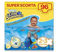 (TG. 96 pezzi) Huggies Little Swimmers Pannolini, Taglia 2-3 (3-8 kg), 96 Pannol