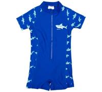 (TG. 98-104) Playshoes UV-Schutz Einteiler Hai Costume da Bagno, Blu (Blau (Orig
