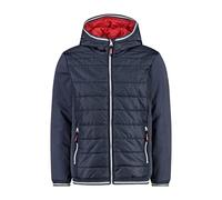 (TG. 98) CMP Giacca Fix Hood Coat, Titanio, 98 Bambini e Ragazzi - NUOVO