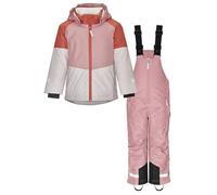 (TG. 98) Playshoes Color Block Tuta da Sci, Rosa, 98 Bambini Unisex - NUOVO