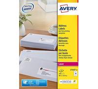 (TG. 99.1 x 33.9 mm) Avery Italia L7162-15 Etichetta per Indirizzi per Buste Qui