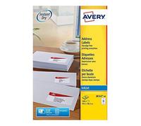 (TG. 99,1 x 38,1 mm) Avery White Address Label - Inkjet - J8163 - NUOVO