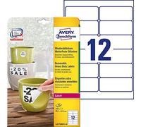 (TG. 99,1 x 42,3 mm) Avery Zweckform L4776REV-20 - Etichette impermeabili, 99,1