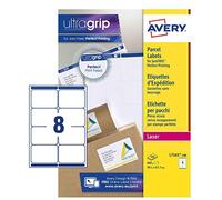 (TG. 99.1 x 67.7) Avery L7165-100 Etichette per indirizzi per pacchi, 8 Etichett