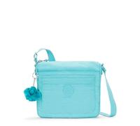(TG. 9''L x 8.75''H x 1''D) Kipling Sebastian, Crossbody Donna, Acqua Profonda,