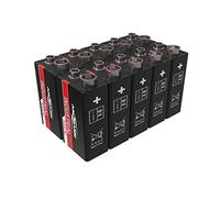 (TG. 9V E-Block (6F22)) ANSMANN - Batteria Alkaline Industriale 9V-Block - Cella