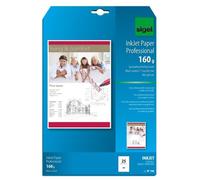 (TG. A 4, 100 fogli) SIGEL IP186 Carta InkJet, patinata opaca, A4, 160 g, 25 fg.