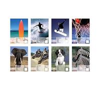 (TG. A3) Herlitz 494310 - Blocco da disegno, formato A3, con 20 fogli, 5 pezzi,