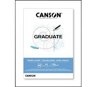 (TG. A3-Modello 2024) Canson - GRADUATE - TRACING - Blocco da 50 fogli - A3-70g/