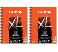 (TG. A4 - 21 x 29, 7 cm (Confezione da 2)) Canson XL Croquis, ideale per schizzo