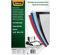 (TG. A4) Fellowes 54773-Copertina per rilegatura in polipropilene, formato A4, T