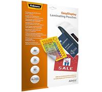 (TG. A4) Fellowes Pouches per plastificazione per documenti, formato A4, finitur