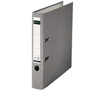 (TG. A4) Leitz 180° Plastic Lever Arch File Grigio cartella, confezione da 10 p