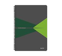 (TG. A4) LEITZ OFFICE Blocco in cartoncino - F.to A4 - Quadretti - Verde - 46470