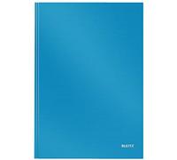 (TG. A4) LEITZ Quaderno Solid cop. rigida 80 fogli a quadretti A4 - Azzurro - 46