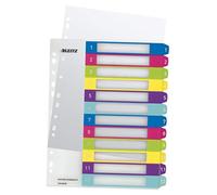 (TG. A4) LEITZ Rubrica WOW PPL numerica 1-12 con indice stampabile a PC - f.to A