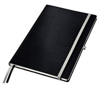 (TG. A4) LEITZ STYLE Taccuino copertina rigida - Fogli A4 Quadretti - Nero satin