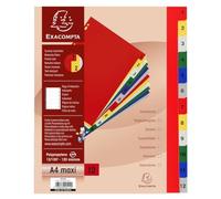 (TG. A4 MAXI (carton de 20)) Exacompta - Rif. 2512E - Cartone da 20 divisori in