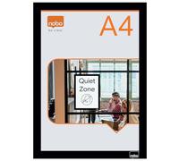 (TG. A4) Nobo Confezione da 2 Cornici Magnetiche Autoadesive per Poster in Forma