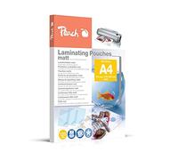 (TG. A4) Peach Pellicole per laminazione A4, 125 mic, 100 pouches, opache, scriv